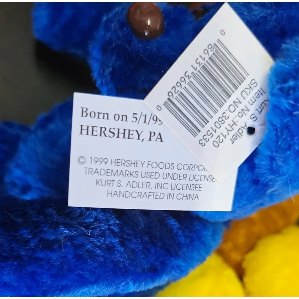Vintage 1999 Hershey's Plush Bear Kurt S Adler Collectibles 8